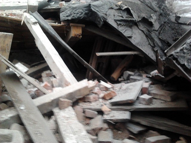 Wiecinin: Zawalił się budynek spichlerza