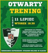 Otwarty trening w Czarnych Olecko - Sprawdź się i reprezentuj nasze miasto!