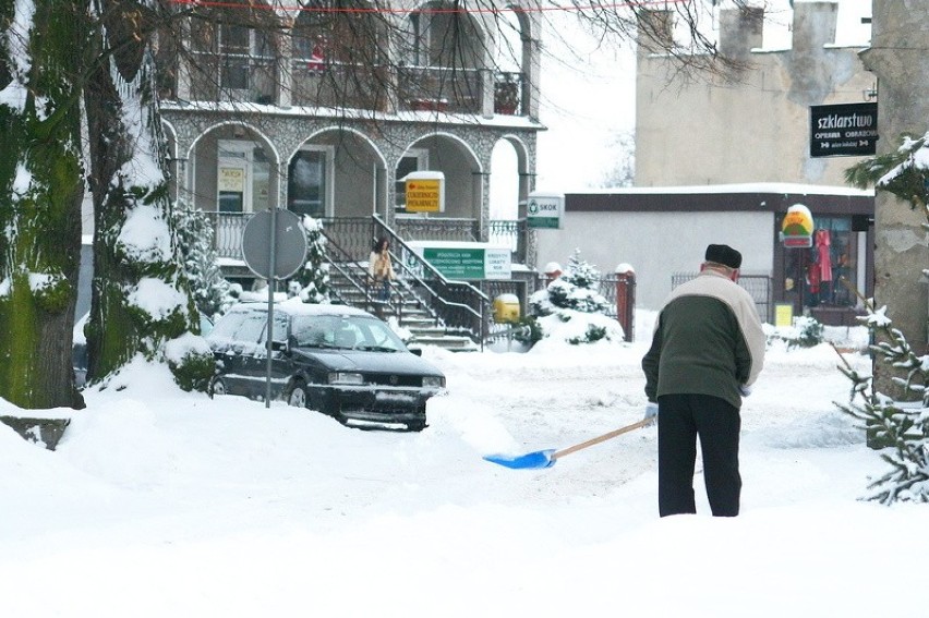 Tak wyglądały żnińskie ulice zimą 2010 roku.
