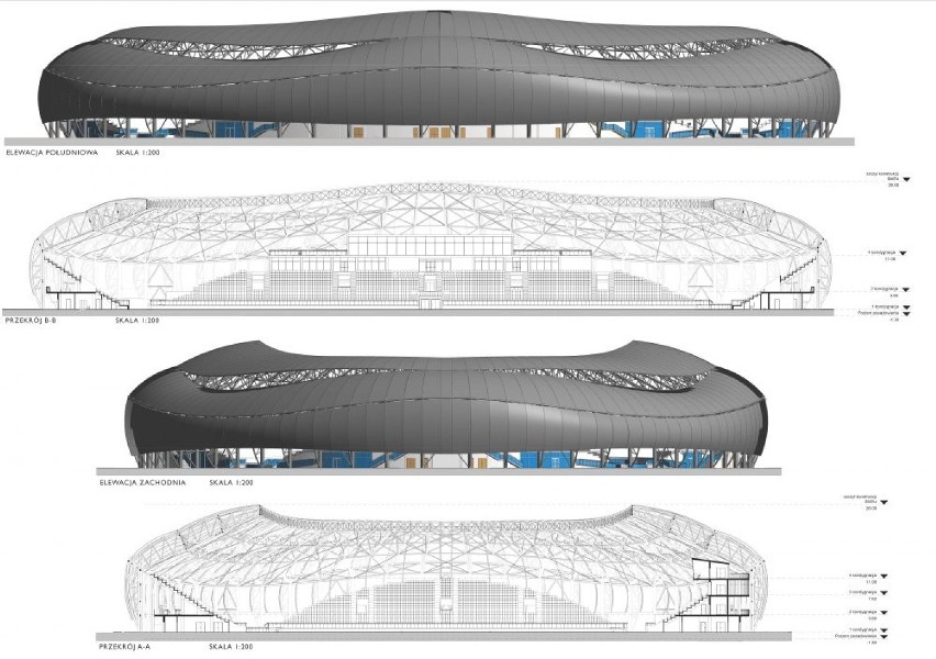 Nowy Sącz. Nowy stadion Sandecji ma pomieścić 8200 kibiców