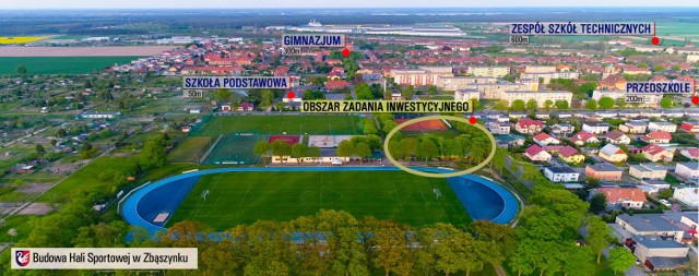 - Lokalizacja w tym miejscu sprawi, że na terenie OSiR powstanie kompleks  sportowy na miarę naszych potrzeb i możliwości. Mało jest takich miejsc - podkreśla burmistrz Wiesław Czyczerski.