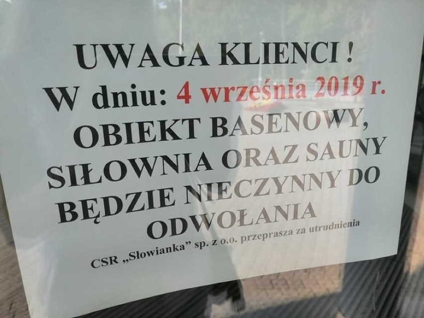 W dniu tragedii Słowianka została zamknięta.
