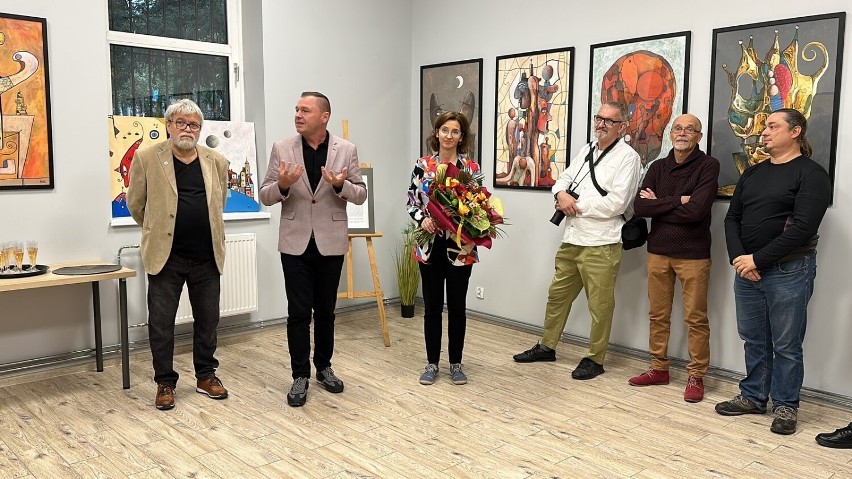 Otwarcie wystawy prac Andrzeja Troca w Galerii Warto jest...