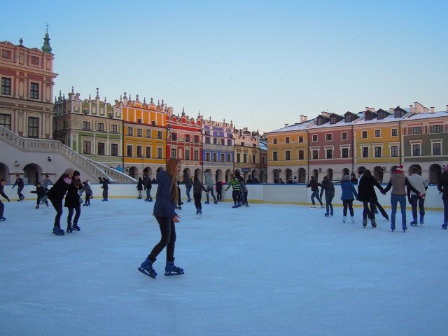 lodowisko w Zamościu