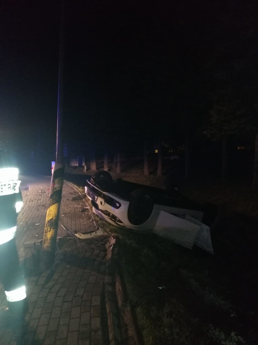 Wypadek na ulicy Szadkowskiej w Zduńskiej Woli [zdjęcia]
