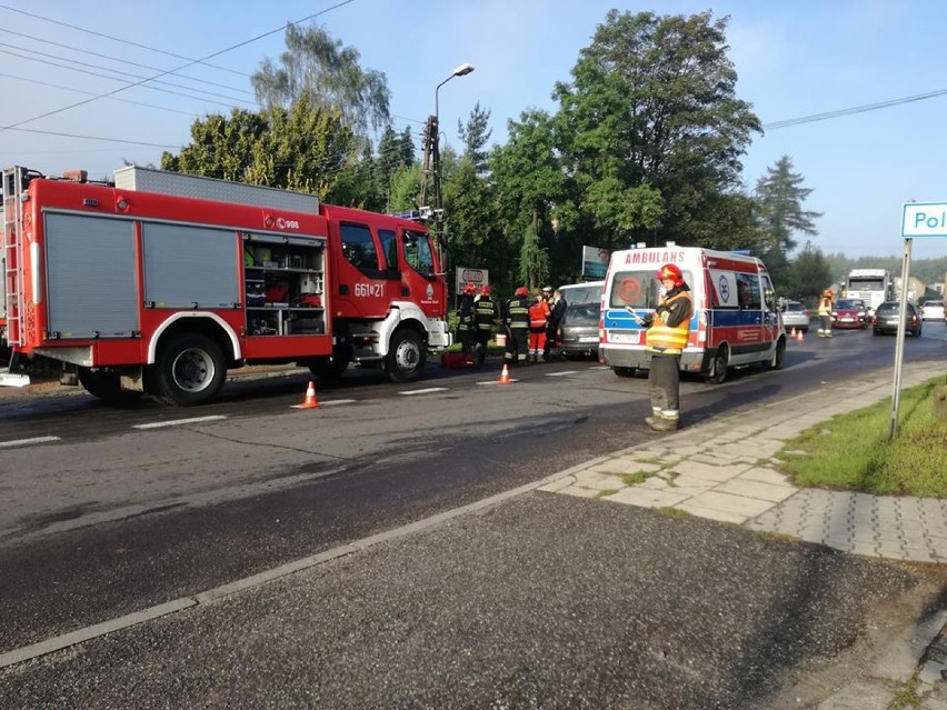Wypadek na ulicy Pszowskiej w Wodzisławiu Śl.