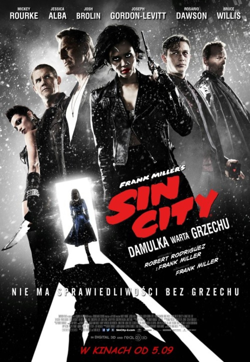 Premiery kinowe - wrzesień - Sin City 2: Damulka warta...