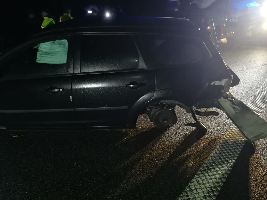 Wypadek na autostradzie A1 pod Grudziądzem. Duże utrudnienia