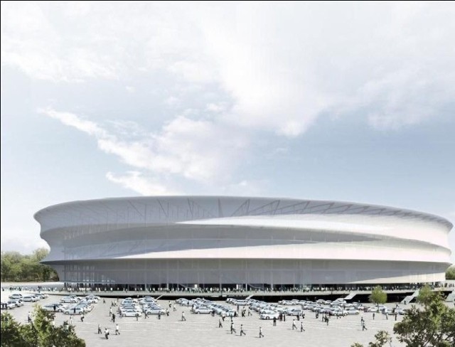 Wizualizacja zwycięskiego projektu firmy JSK Architekci. Tak będzie wyglądał nowy stadion we Wrocławiu. Źródło: www.wroclaw.pl
