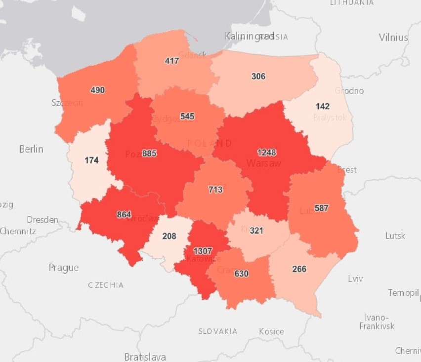 Koronawirus. Nowe zakażenia COVID-19 w Tarnowie oraz powiatach. Trzecia fala pandemii powoli opada [AKTUALIZACJA 20.04]