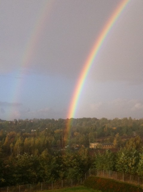 Niesamowita tęcza nad Zagłębiem. Zobacz [ZDJĘCIA i WIDEO]