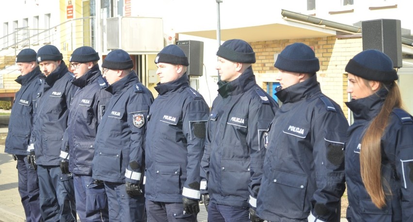 Uroczyste otwarcie posterunku policji w Książu Wielkopolskim