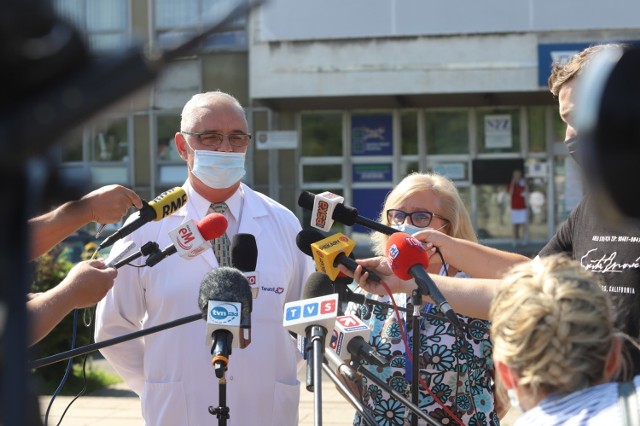 Robert Urbanczyk - lekarz naczelny i Dorota Dudek-Dyczkowska anestezjolog