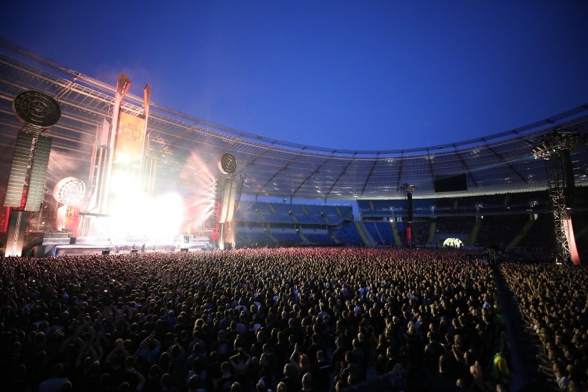 Na koncert Rammstein na Stadionie Śląskim w Chorzowie...