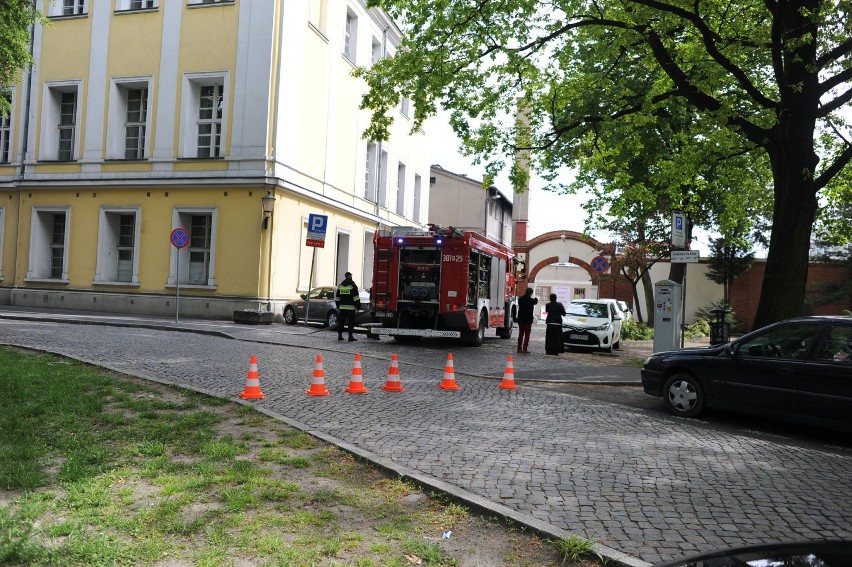 Akcja strażacka w leszczyńskim starostwie