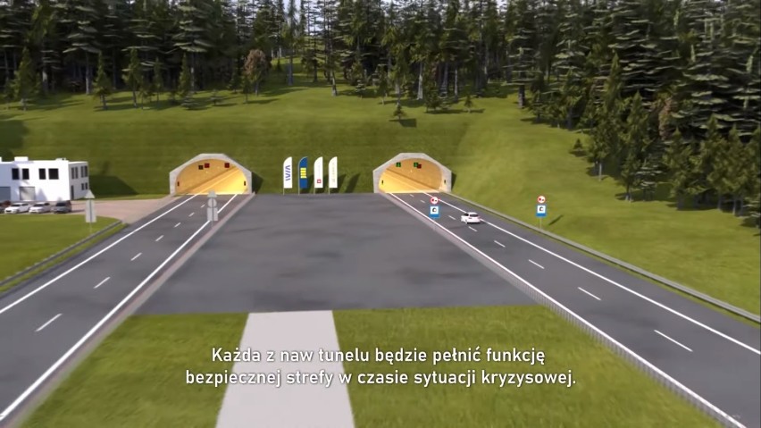Najdłuższy tunel w Polsce powstanie na Dolnym Śląsku, w ciągu drogi S3 [WIZUALIZACJE, FILM]