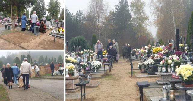 Wszystkich Świętych 2022 na cmentarzu komunalnym w Aleksandrowie Kujawskim