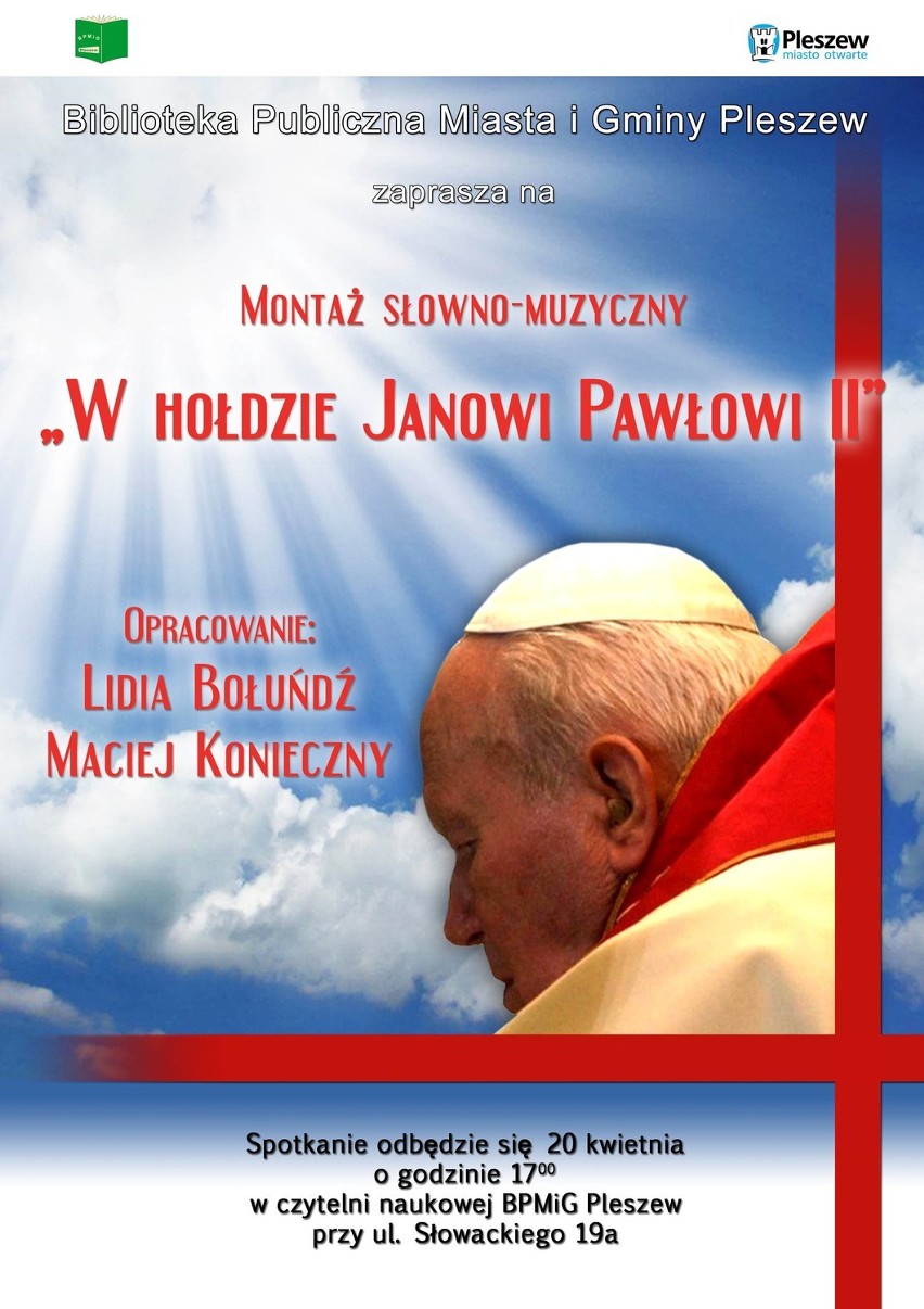 Lidia Bołuńdź i Maciej Konieczny w hołdzie papieżowi