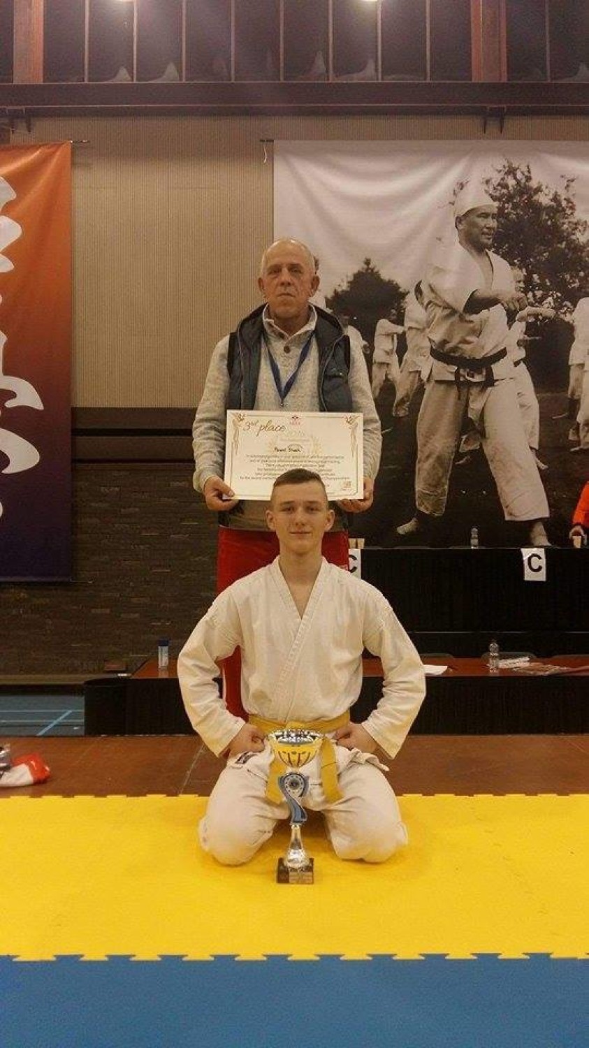 Paweł Siwiec został trzecim młodzikiem w Europie w kumite
