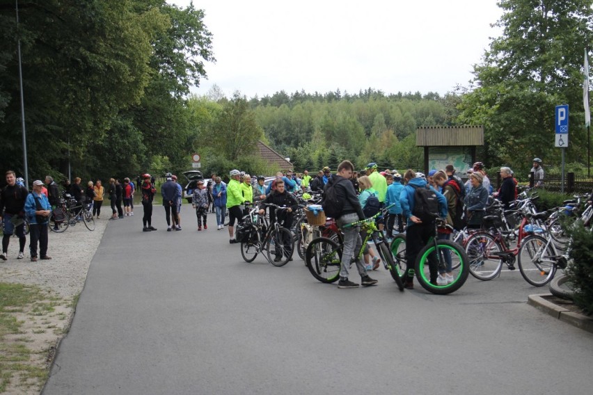 XVII Leśny Rajd Rowerowy - start grupy ze Złotowa