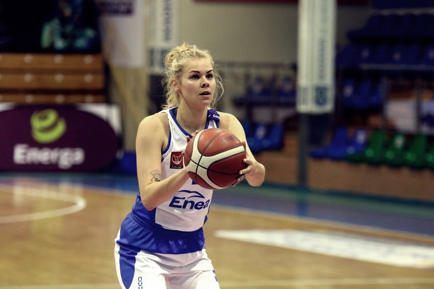 Koszykarka Paula Duchnowska z AZS AJP Gorzów