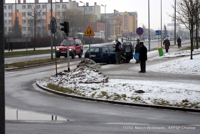 Wypadek na skrzyżowaniu w Chojnicach