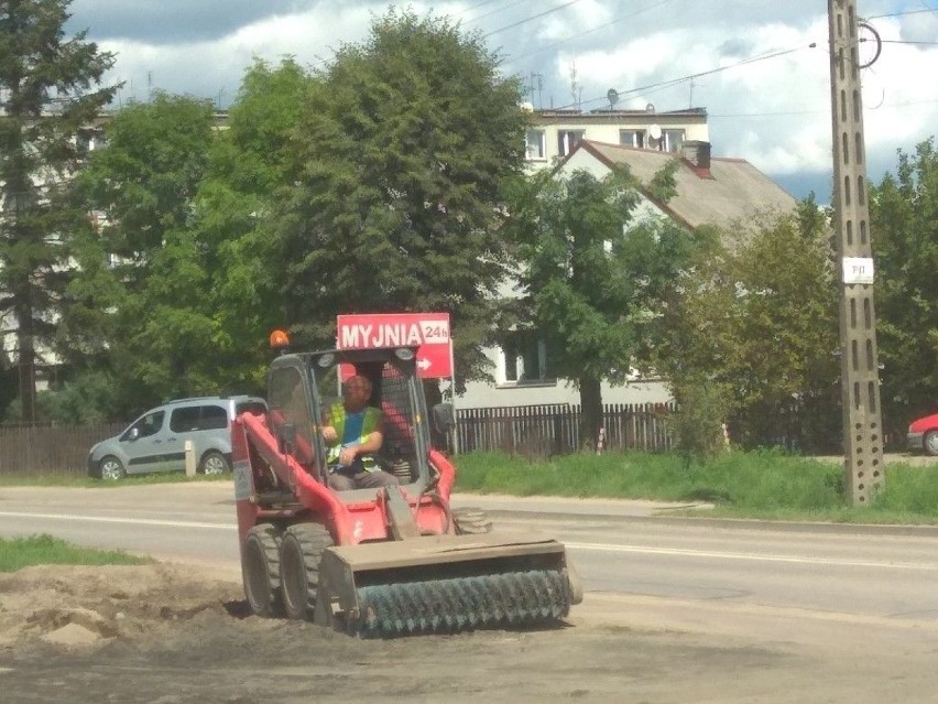 Od dłuższego czasu na Malikowie są prowadzone roboty...