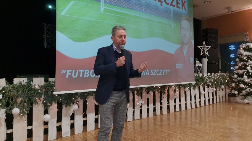 Jerzy Brzęczek, selekcjoner reprezentacji Polski w piłce nożnej, spotkał się z mieszkańcami Gogolina