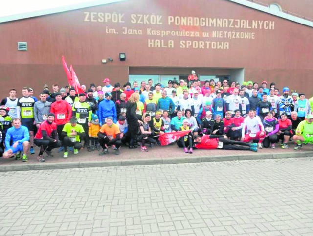Na zdjęciu ubiegłoroczny etap biegu w gminie Śmigiel, który odbywał się w Nietążkowie