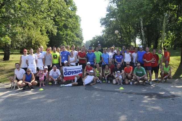 Parkrun w Poznaniu na Cytadeli.