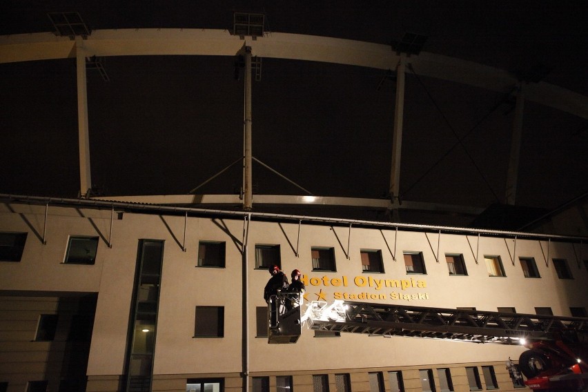 Zawaliło się rusztowanie na Stadionie Śląskim