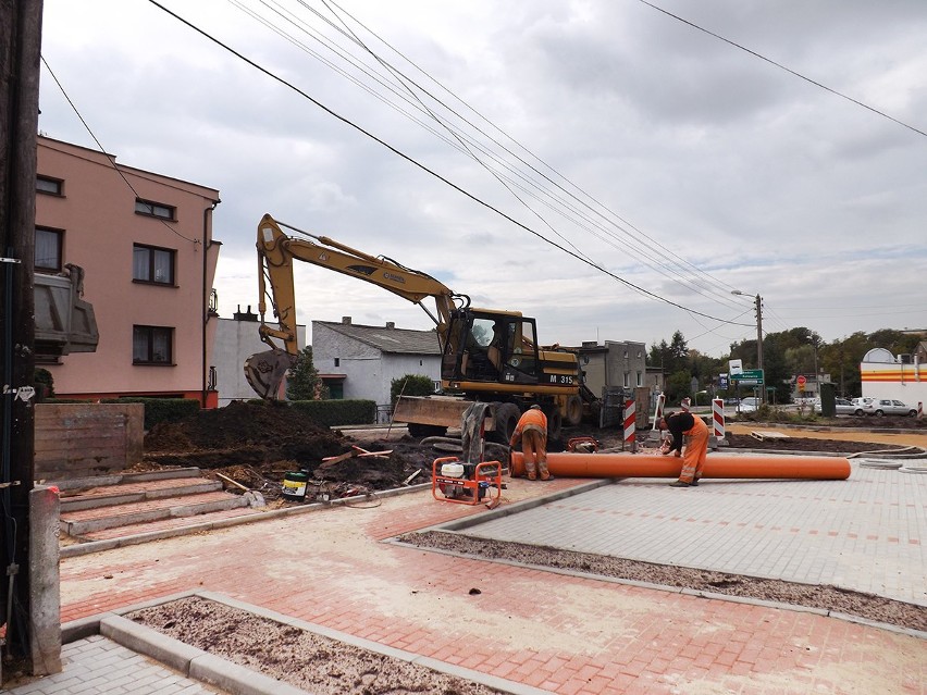 Budowa nowego chodnika w Strzyżowicach