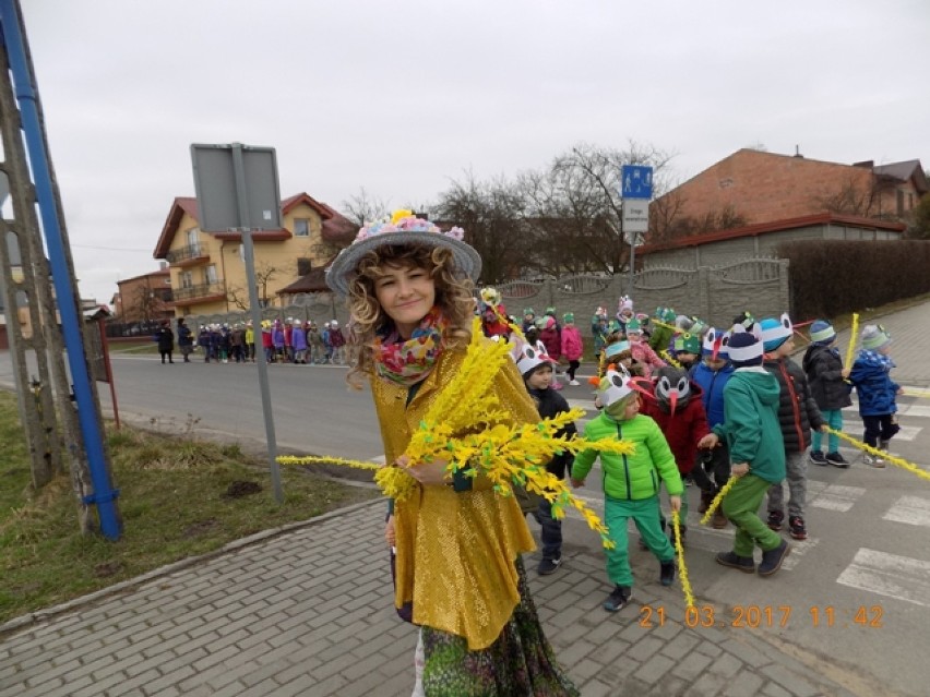 Przedszkolaki powitały wiosnę w Zapolicach [zdjęcia]