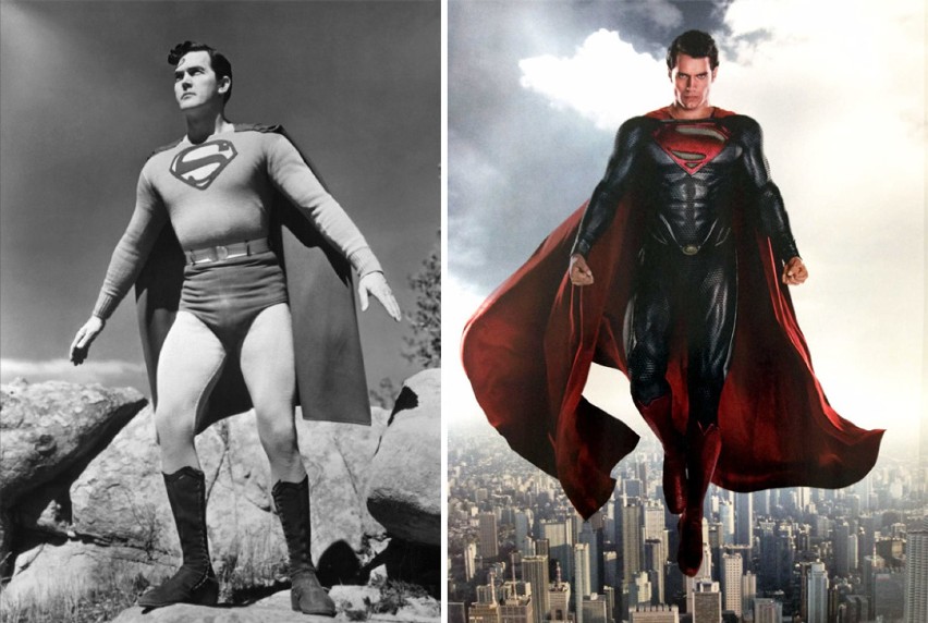 Superman z 1948 i 2016 r.