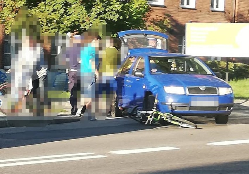 Na ulicy Korfantego w Radlinie potrącony został rowerzysta