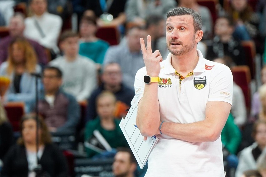 19.02.2023 gdansk. mecz siatkowski trefl gdansk kotra warta...