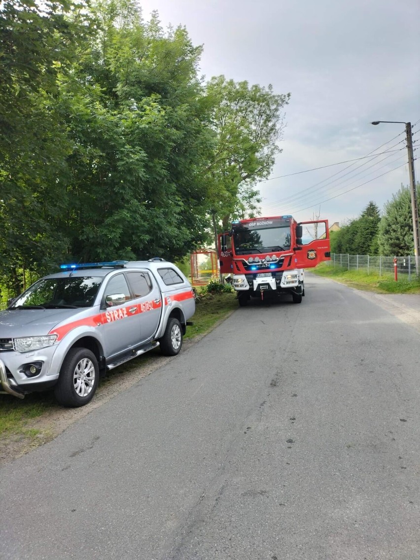 Wypadek w Bierkowicach. Uciekając przed policją wjechał w dom