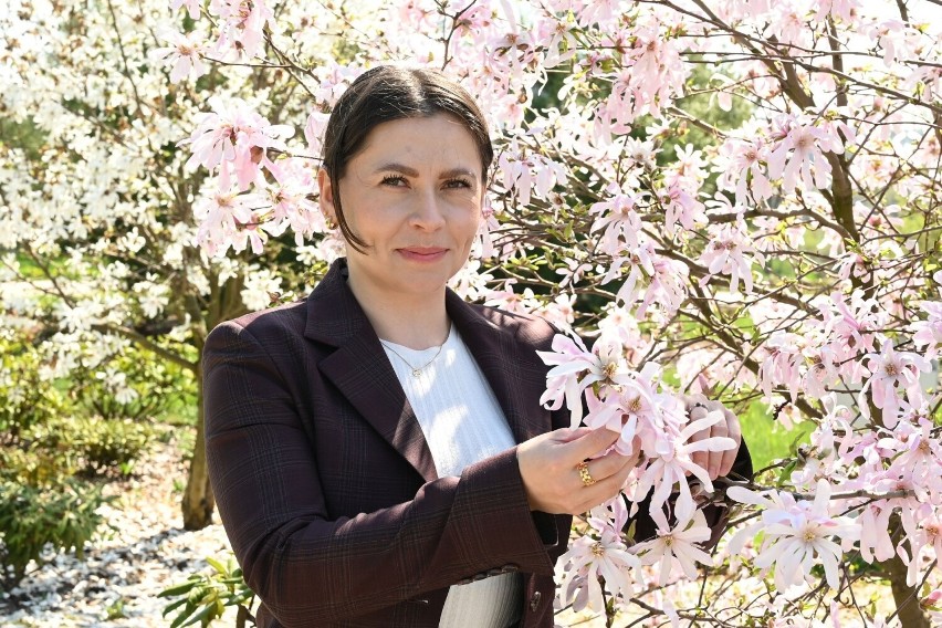 Katarzyna Socha, kierowniczka Ogrodu Botanicznego w Kielcach...