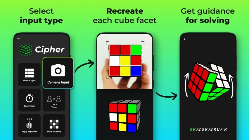 Cube Cipher to świetne narzędzie do układania Kostki Rubika...
