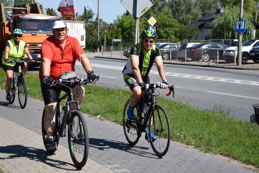 Pielgrzymka rowerowa do Częstochowy odwiedziła dziś Skierniewice [ZDJĘCIA]