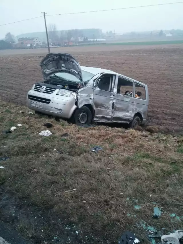 Wypadek na krajowej dziesiątce