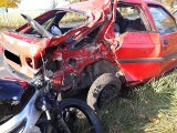 Śmiertelny wypadek motocyklisty w okolicach Nieborowa koło Pyrzyc [ZDJECIA]