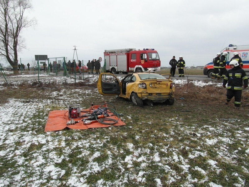 Groźny wypadek na drodze Gniezno - Września