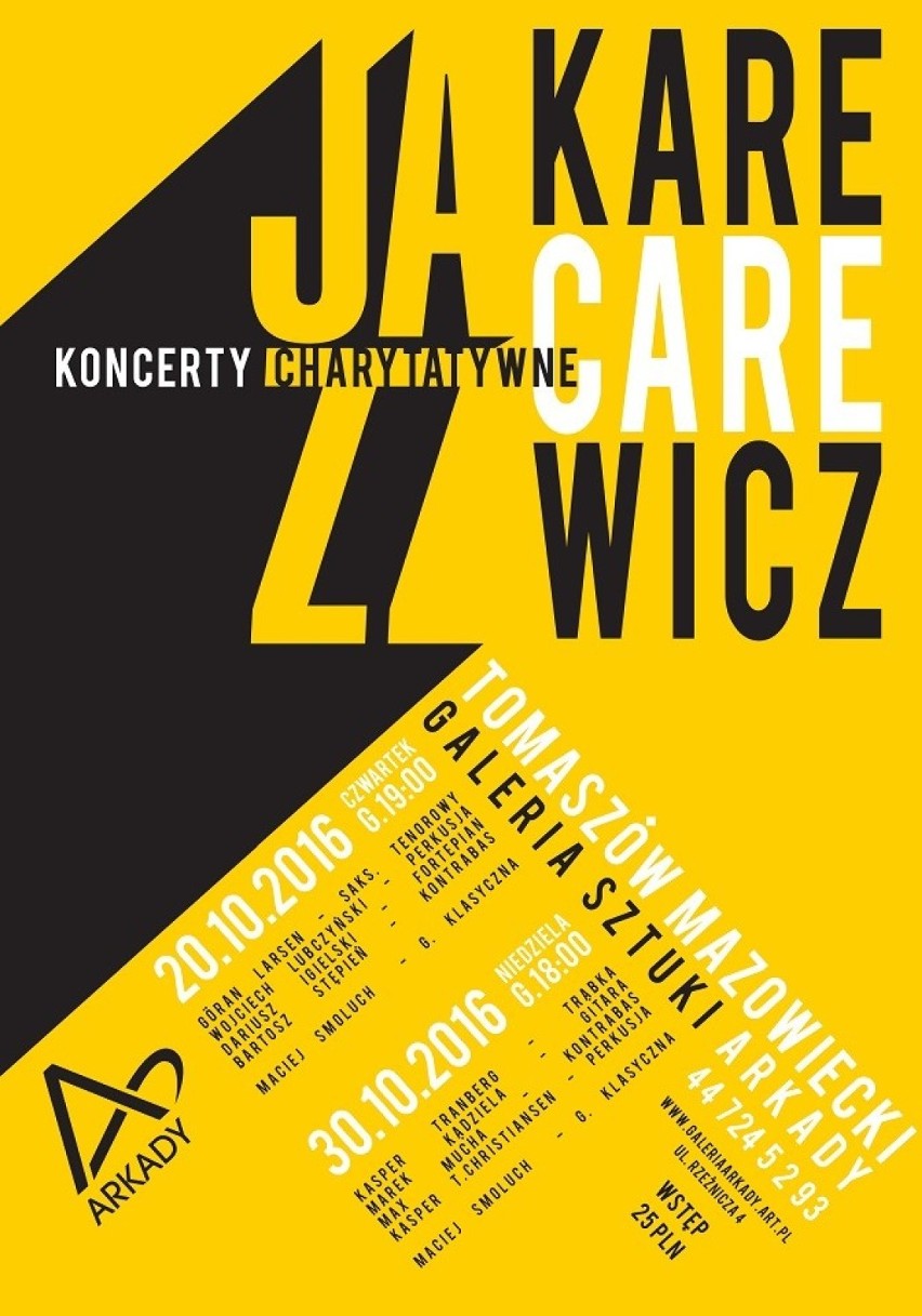 Koncerty dla Marka Karewicza w Tomaszowie 20 i 30 października
