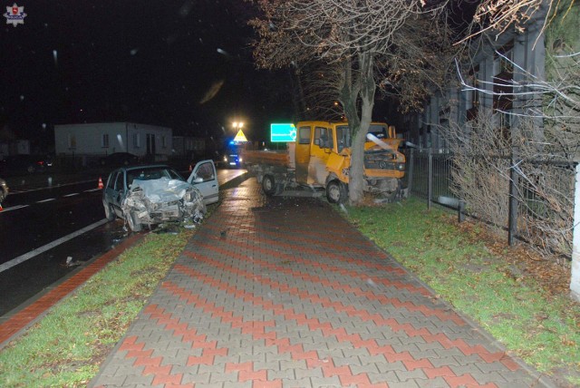 Wypadek w Hrubieszowie: dzielnicowy ratował poszkodowanych