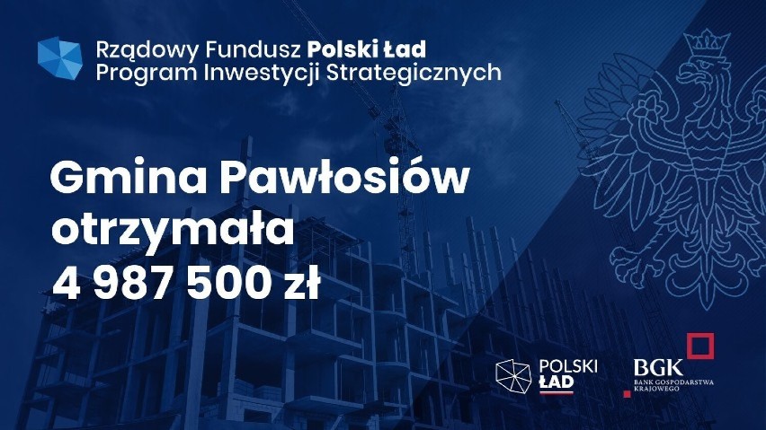 Gmina Pawłosiów 4 987 5000 zł - przebudowa dróg komunalnych...