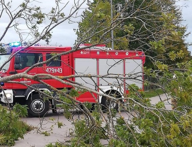 Strażacy z OSP Gościno interweniowali m.in. w Kamicy