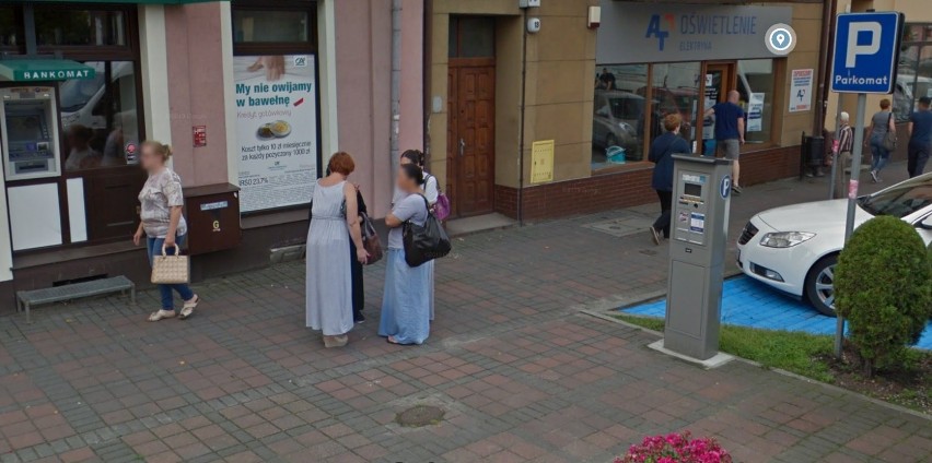 Pleszewski rynek w Google Street View. Kto ,,załapał się" na zdjęcie?