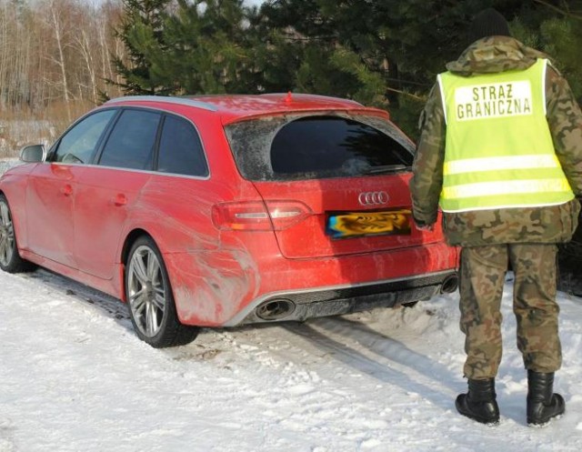 Straż Graniczna zatrzymała kradzione audi RS4