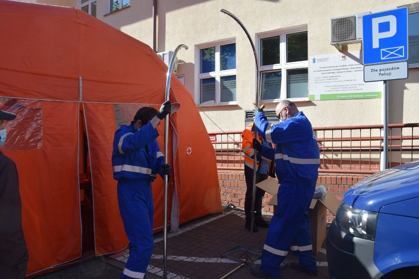 Bramka do dezynfekcji dla szpitala w Szczecinku [zdjęcia]
